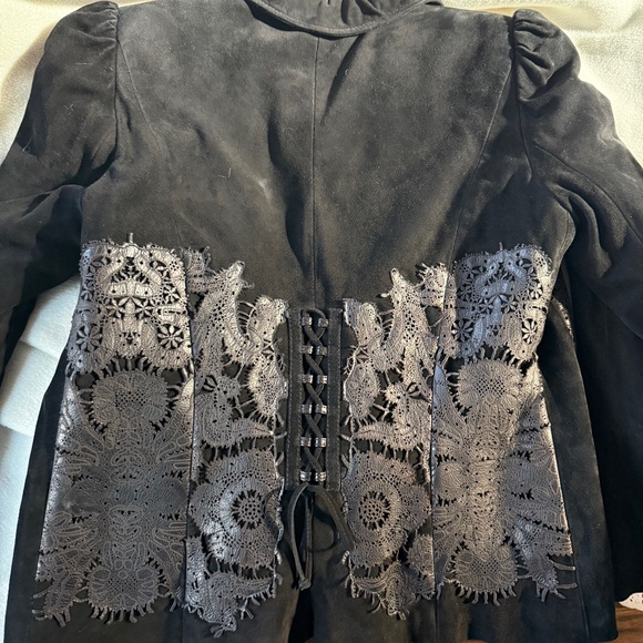 Emanuel Ungaro Paris suede leather cut jacket - Picture 11 of 14